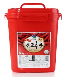 CHAMGEOUL JIN GOLD RED PEPPER PASTE 14KG - 참어울 진 금 고추장 14kg