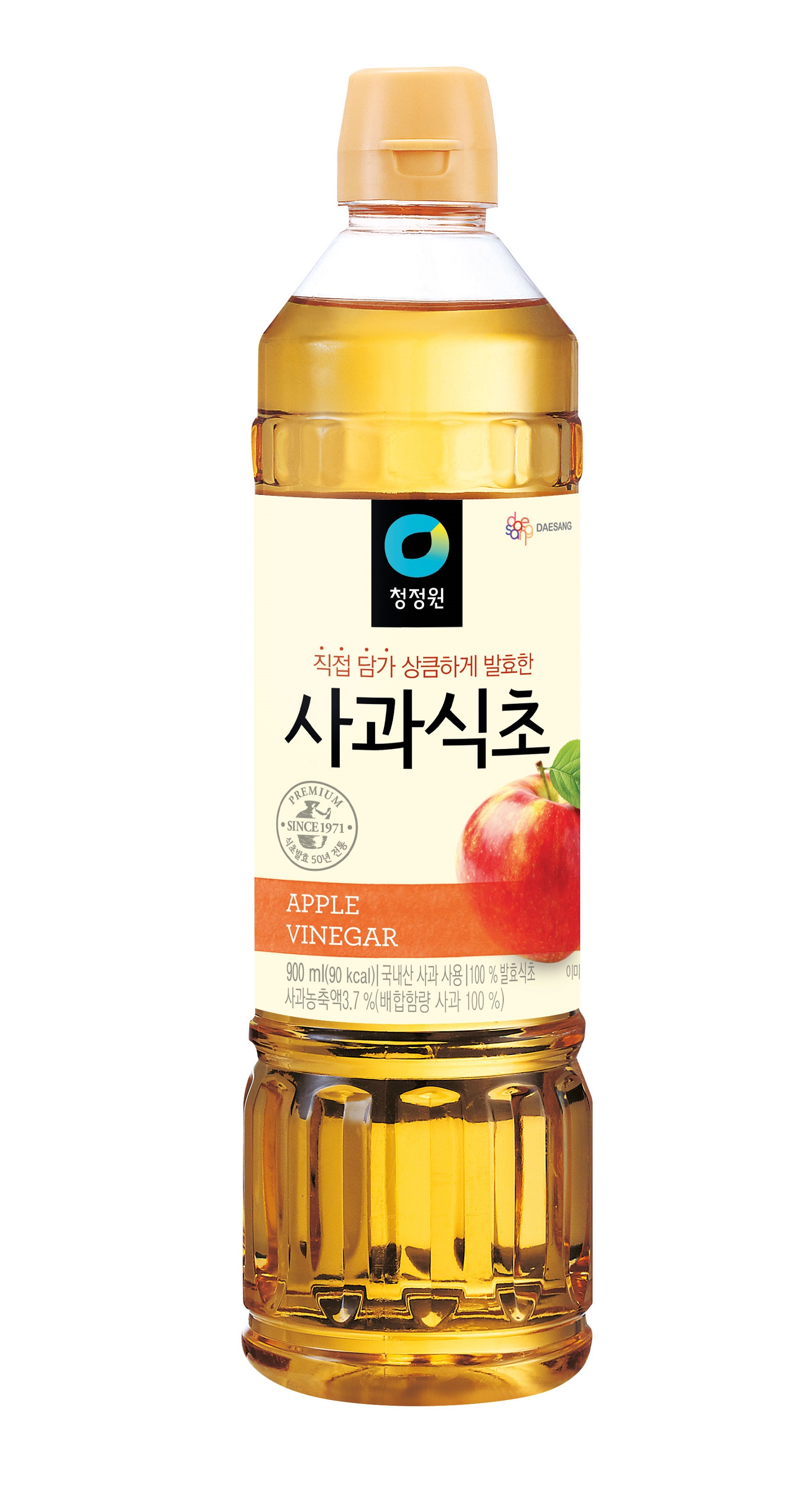 CHUNG JUNG ONE APPLE VINEGAR 900ML - 청정원 사과식초 900ml [900MLx12]