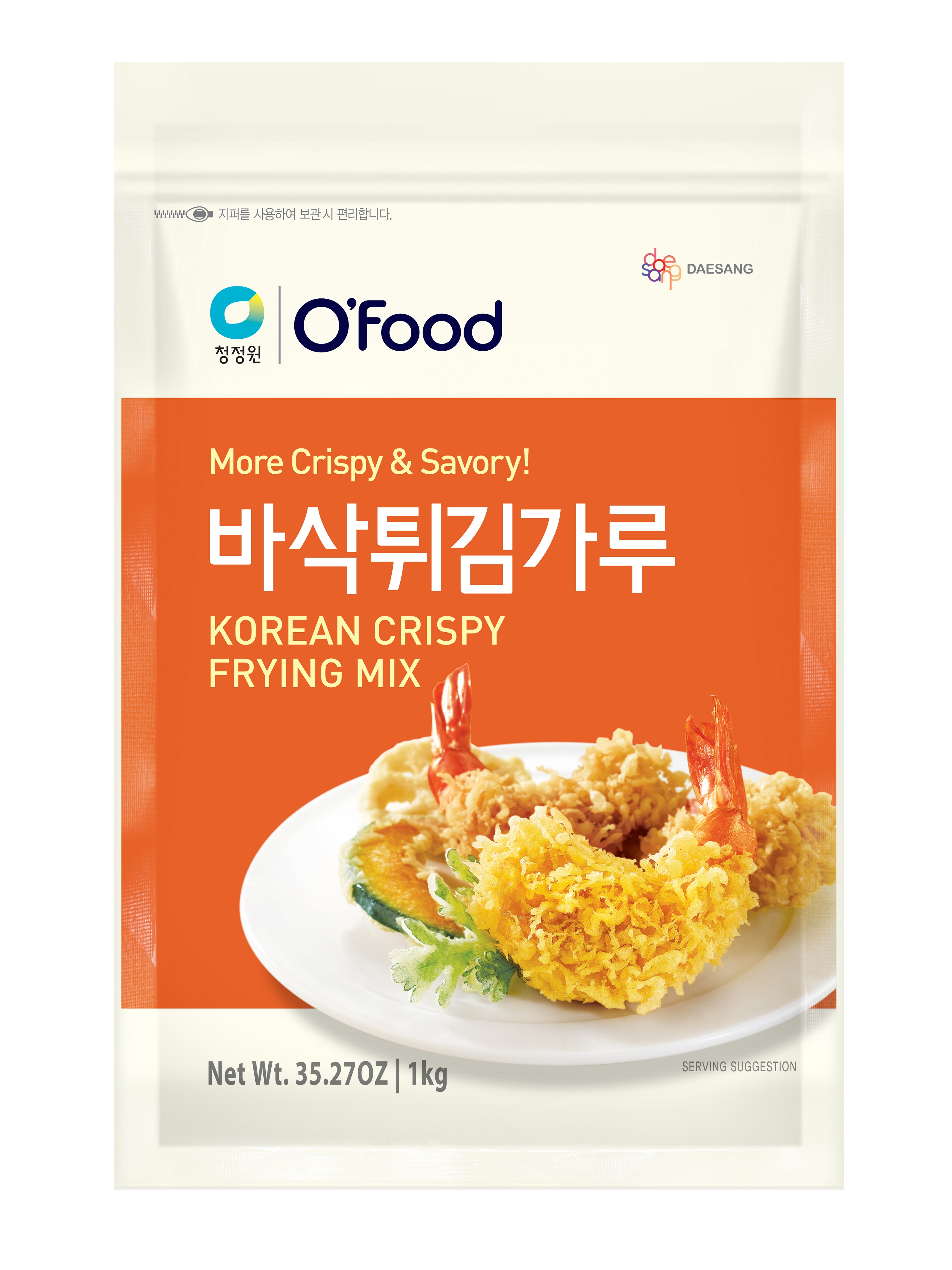 DAESANG KOREAN CRISPY FRYING MIX1KG - 대상 한국식 바삭한 튀김믹스 1kg [1KGx12]