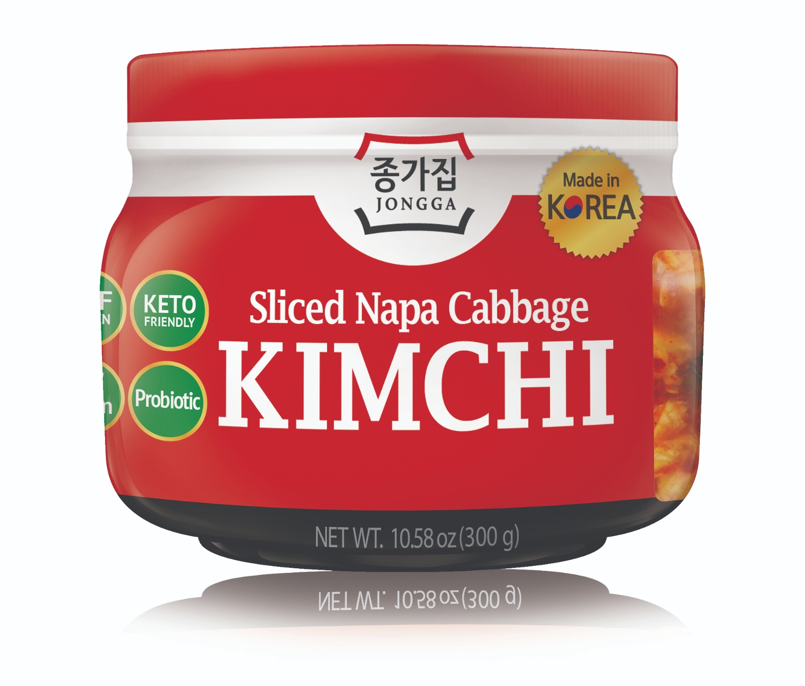 JONGGA MAT KIMCHI (CUT CABBAGE KIMCHI) VEG 300GMS - 종가맛김치(절단배추김치) VEG 300GMS [300GMx6]